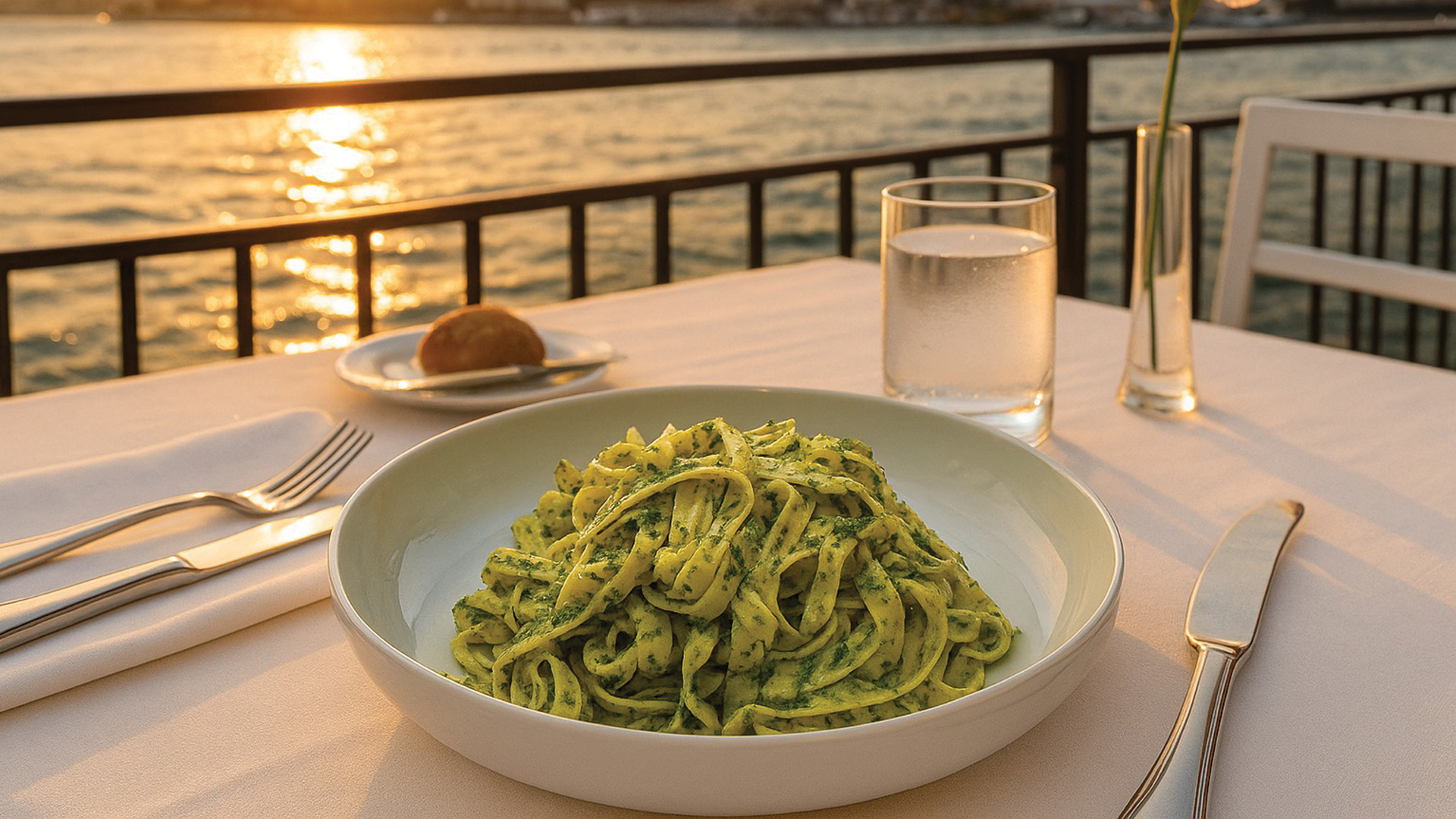 Fesleğen Pesto Tagliatella