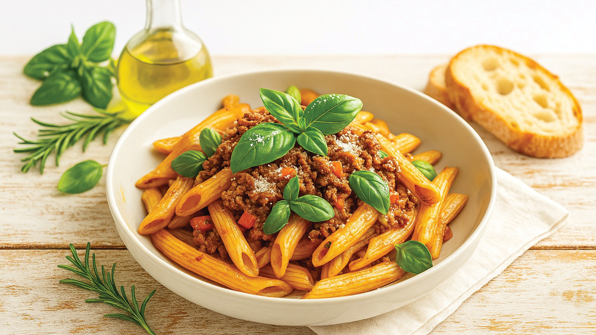 Bolonez Soslu Penne