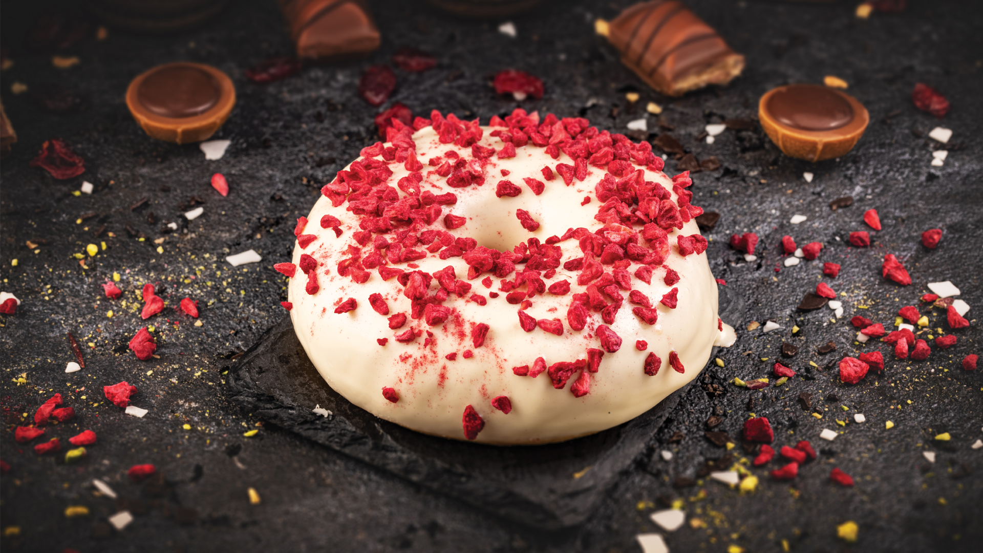 Beyaz Çikolatalı Donut
